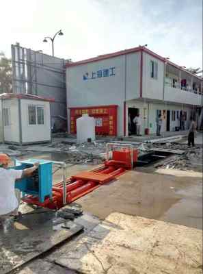 杭州工地大門沖洗平臺(tái) 蚌山工地洗車槽